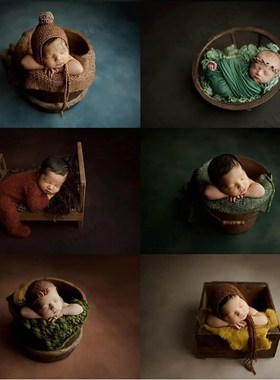 Photo Background Newborn Backdrops Dark Blue Color Texture