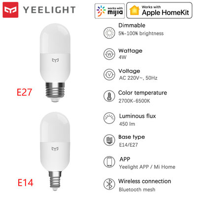 Newest Yeelight Color Temperature Smart LED Bulb M2 E14 E27