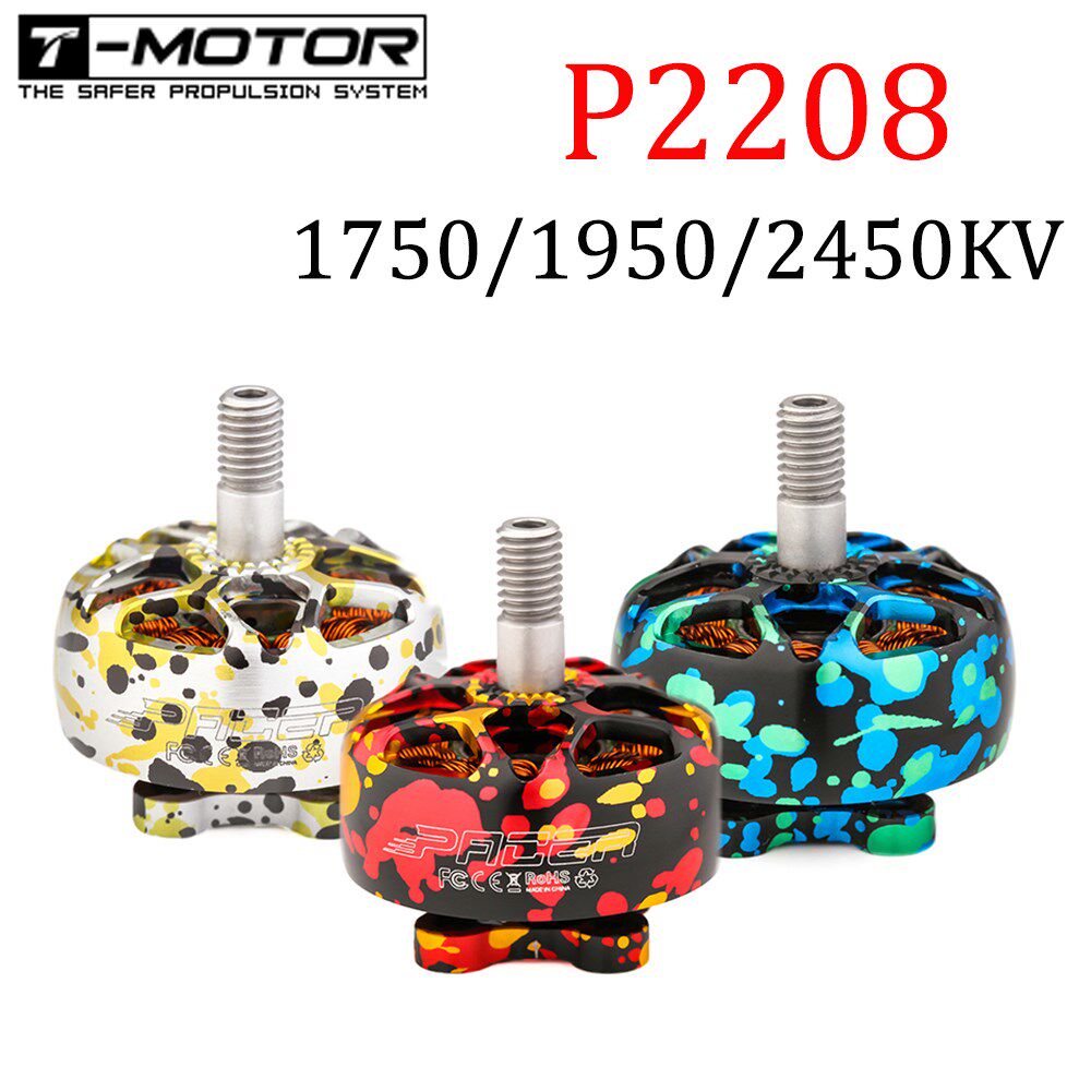 1pcs t motor p2208 2208 1750kv 1950kv 2450kv brushless moto