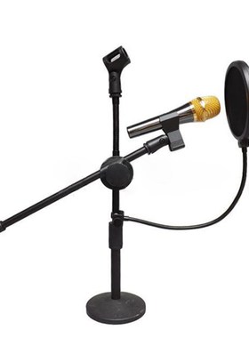 Black Studio Microphone Double Layer Mic Wind Screen Filter