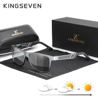 KINGSEVEN Photochromic Sunglasses Men Women Polarized Chame