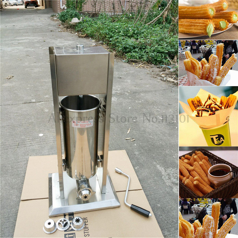 churros machine manual operation stainless steel churro make