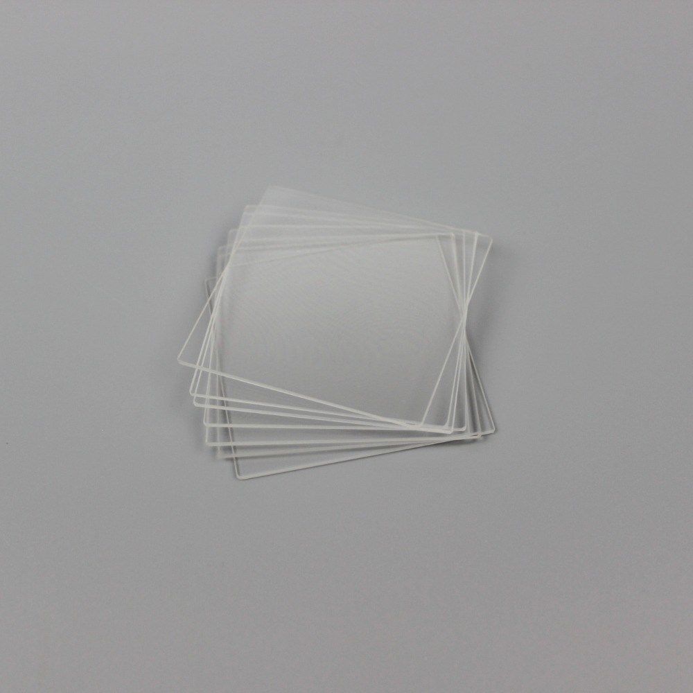 clear fused silica sheet 30mm*30mm*1mm quartz square plate v