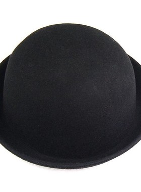 Bowler Hat Felt-Hat Riding-Hat Chaplin Black Melon 1piece