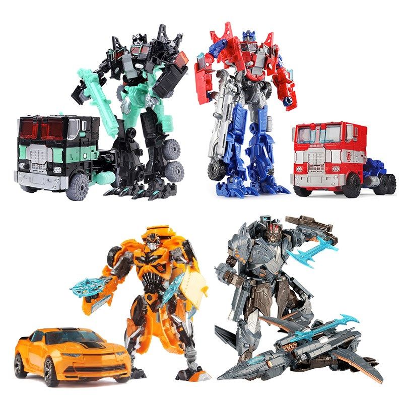 19cm transformation car robot toys bumblebee optimus prime m