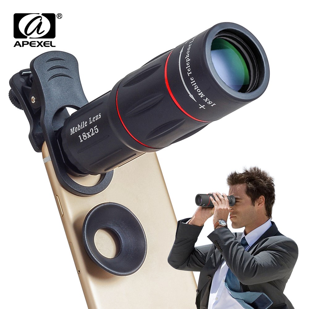 APEXEL 18X Telescope Zoom Mobile Phone Lens for iPhone Sams
