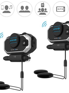 English Version Easy Rider Vimoto V8 Helmet Bluetooth Heads