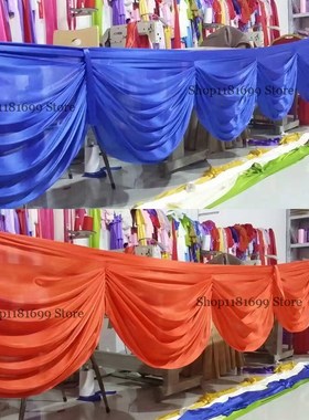 2m 3m 6m Swag Valance Drape For Party Event Decoration Wedd