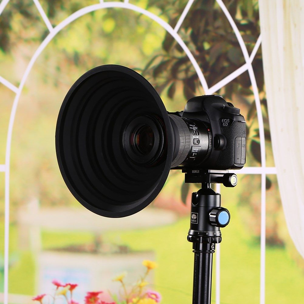 collapsible camera lens cover lens hood household studio re