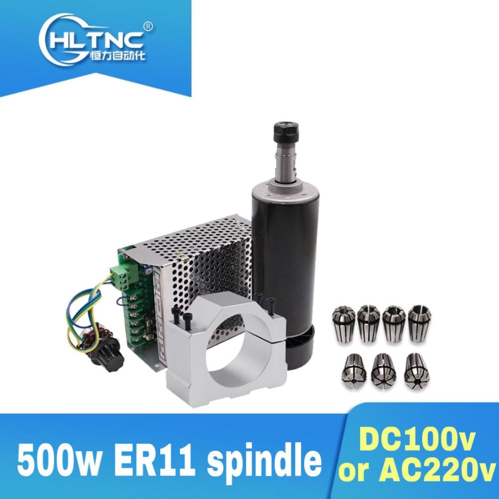 2020 promotion DIY spindle ER11 high speed DC 500W 100vDC or