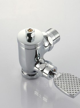 Copper delay valve stool flushing valve, Foot pressing type