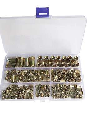 150pcs/box Nutsert Cap Rivet Nut Assortment M3 M4 M5 M6 M8 M