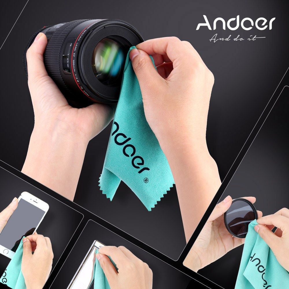 andoer multifunctional cleaning cloth screen film cleaner f