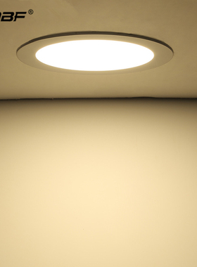 [DBF]Round/Square LED Panel Light Recessed Kitchen Bathroom