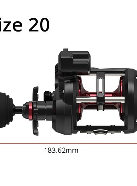 ReKon Line Counter Trolling Fishing Reel Round Baitcasting R