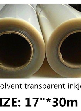 17in*30m  Positive Screen Inkjet Clear Outdoor Solventt pri