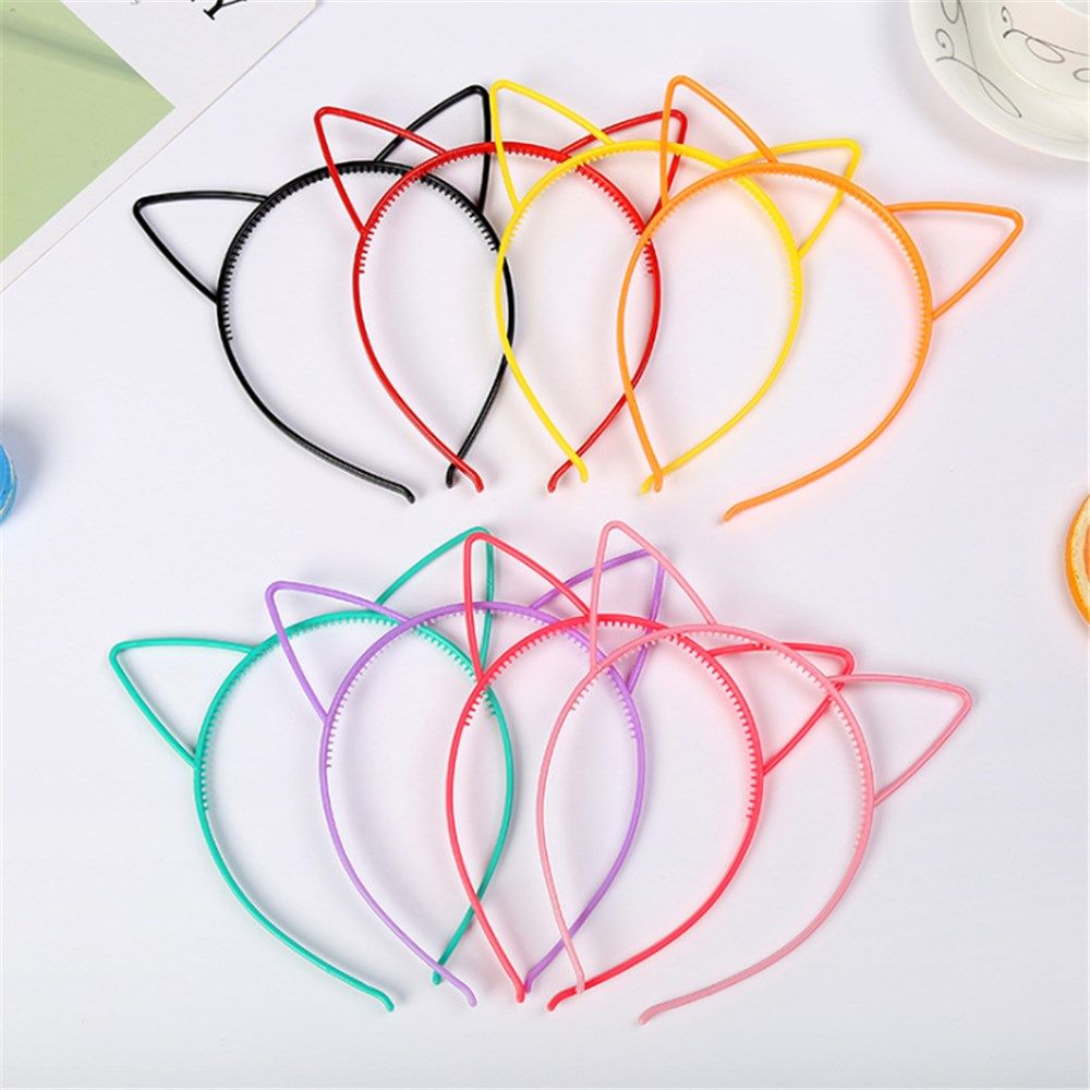 fashion cat ears headband hair hoop for kids baby birthday