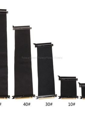 PCI Express 16x Flexible Cable Riser Card Extension Port Ada