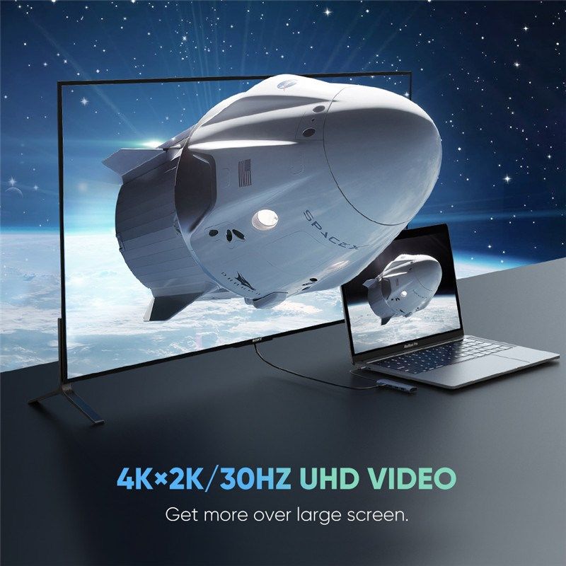 docking station usb c to hdmi usb 3.0 hub sd tf dock station