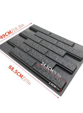69*49cm Plastic Molds for Concrete Plaster Wall Stone Cement
