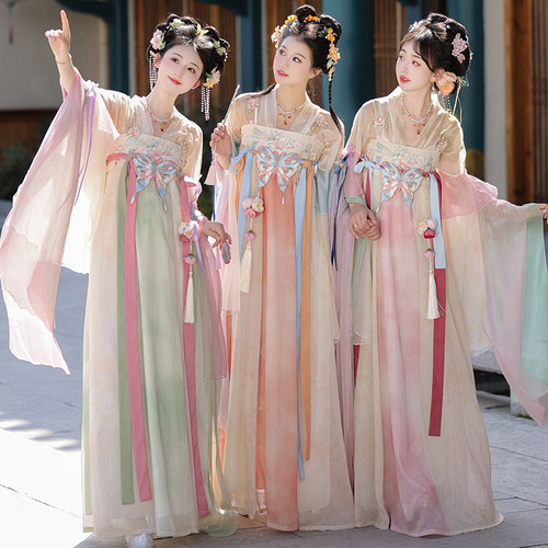 原创齐胸汉服多色妃亦坊