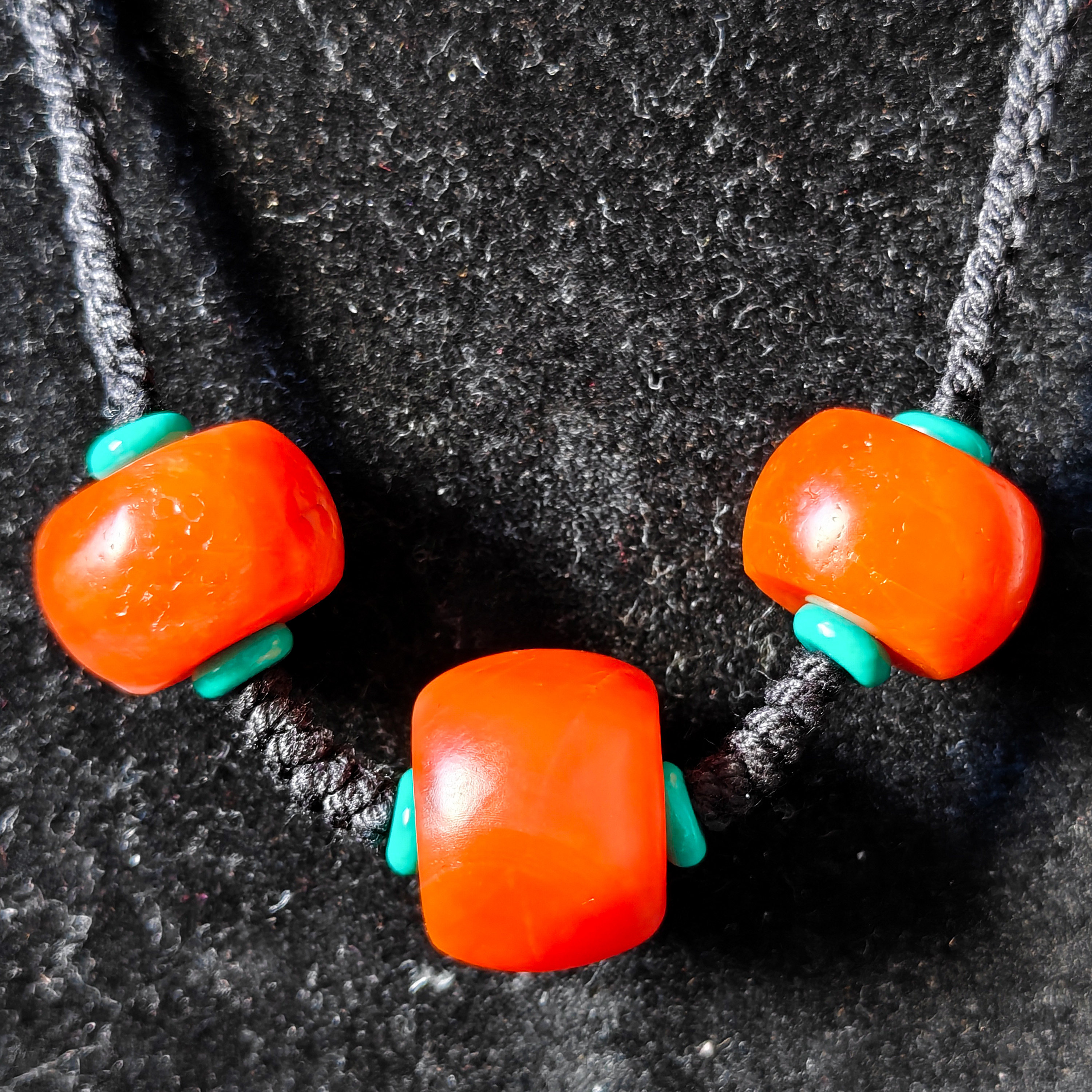 天然老南红满色满肉吊坠保真原矿甘南南红珠藏传回流南红文玩项链