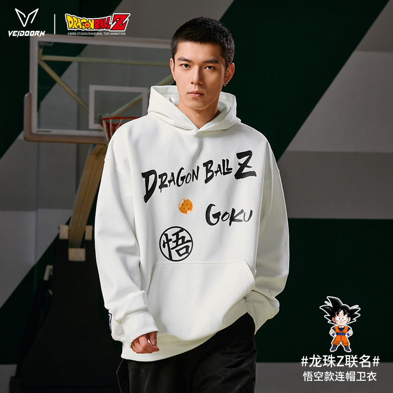 维动龙珠联名悟空款长袖卫衣男