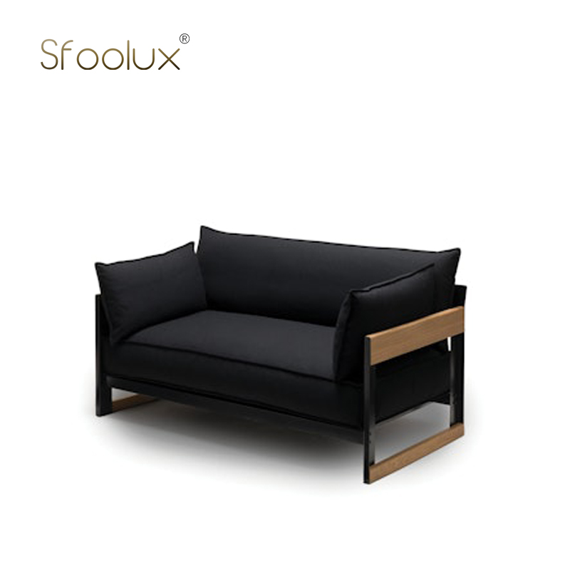 Sfoolux盒式磁带CASSETTE意式极简小户型客厅布艺直排沙发