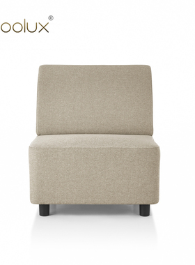 Sfoolux意式简约客厅 咖啡厅布艺休闲沙发椅 Plex/重叠休闲沙发