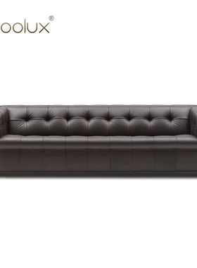 Sfoolux北欧创意艺术极简设计样板间直排RH-306 sofa客厅皮艺沙发