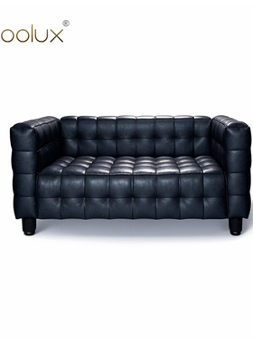 Sfoolux方格沙发  josef hoffmann 2 seat sofa/约瑟夫霍夫曼沙发