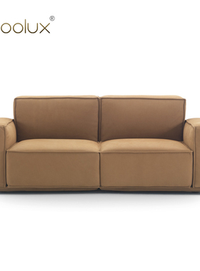 Sfoolux清澈的海水Marechiaro意式轻奢高端设计直排多人布艺沙发