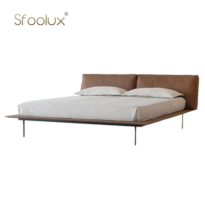 Sfoolux意式轻奢vogue cuoio bed现代时尚主卧1.9米布艺双人床