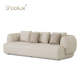Sfoolu北欧轻奢经典 设计三人皮革BOTERO 博特罗模块化单体沙发