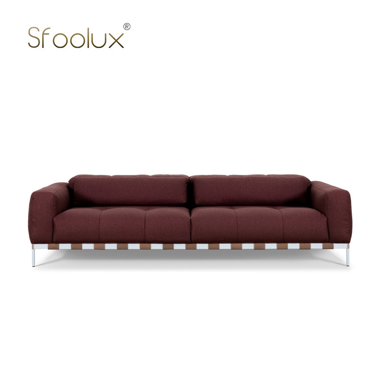 Sfoolux奥斯卡oscar意式轻奢别墅大平层创意贵妃转角头层真皮沙发