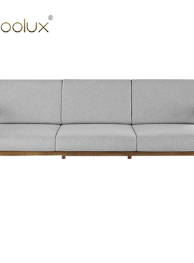Sfoolux北美胡桃木直排简约沙发 Brabo/布拉博双人/三人位沙发
