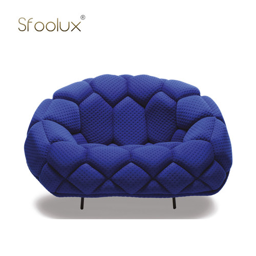 Sfoolux被子QUILT意式轻奢创意别墅阳台休闲双人沙发椅