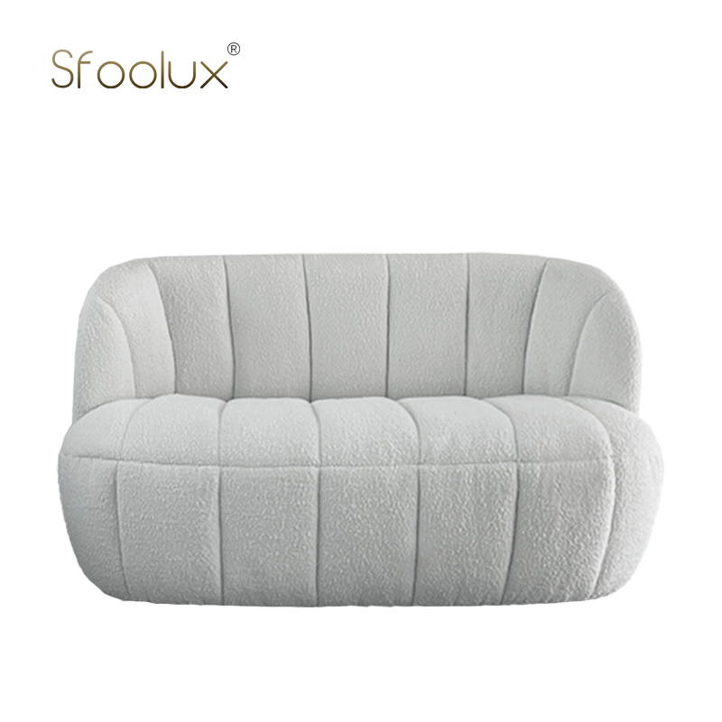 Sfoolux意式极简小户型客厅双人Mellow Sofa411布艺休闲沙发
