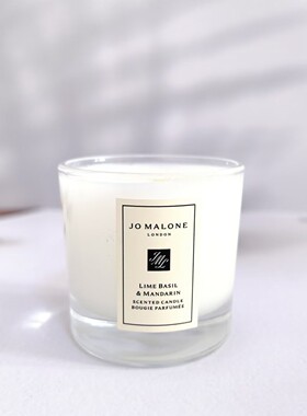 祖玛珑Jo Malone现货英国专柜香薰蜡烛香氛无盖青柠罗勒与柑橘35g