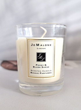 现货祖玛珑Jo Malone英国专柜香薰蜡烛正装牡丹与胭红麂绒65g