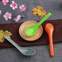 25只装高档彩色密胺塑料家用调羹1