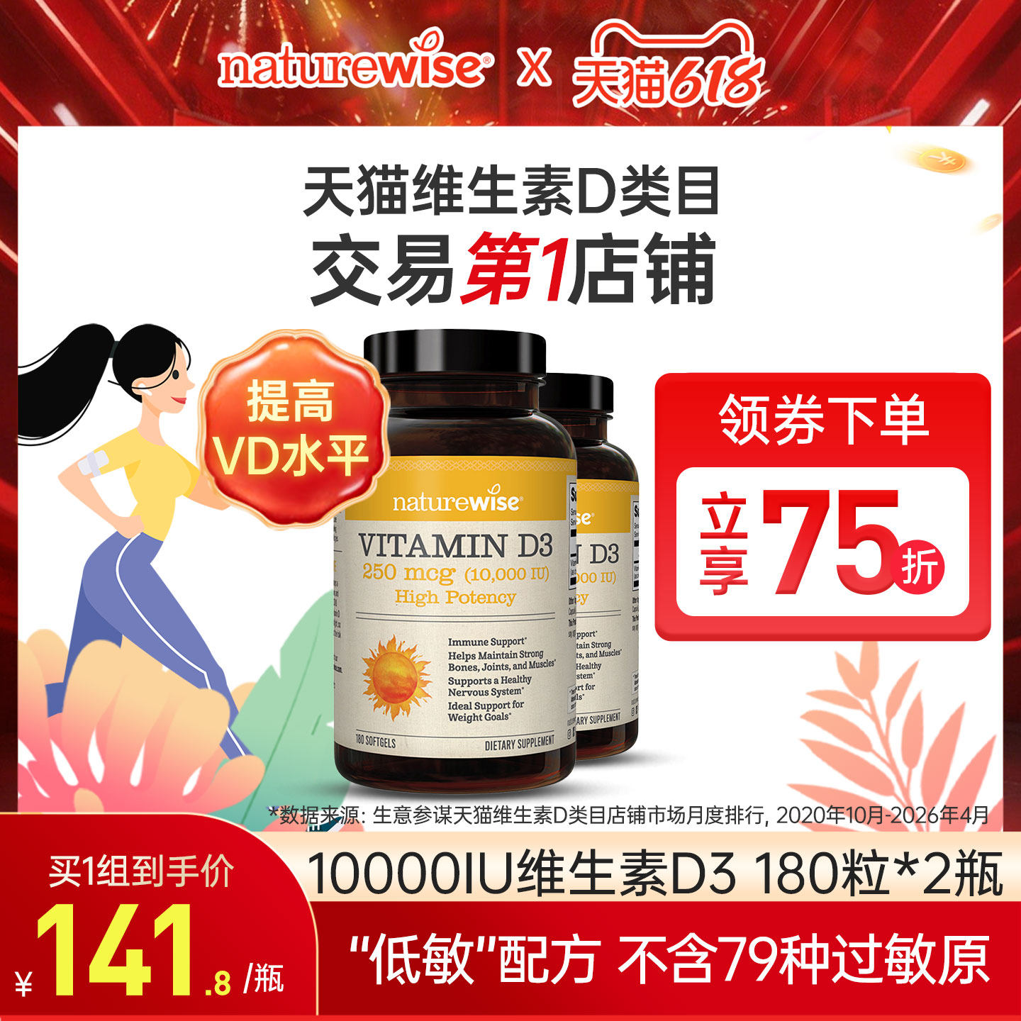 10000iu高含量维生素D3