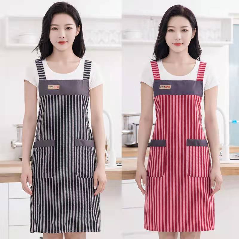 防污韩版时尚背带围裙罩衣