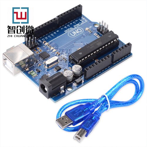 UNOR3ATMEGA16U2+MEGA328P芯片适用于UNOR3开发板+USB线