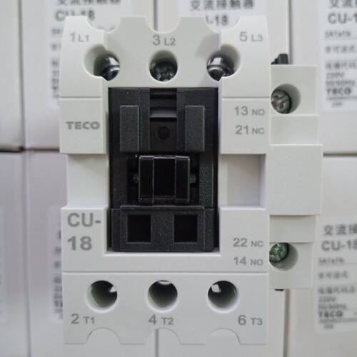 CU-40原装TECO东元50R台安65R交流接触器CU-11CU-16CU-18CU-23
