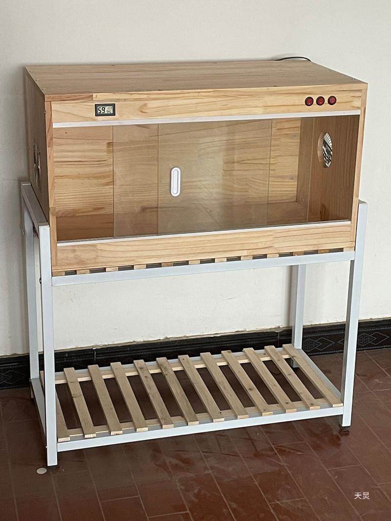 爬宠保温饲养箱芦丁鸡饲养箱宠物鸡笼实木智能温控保温箱仓鼠笼