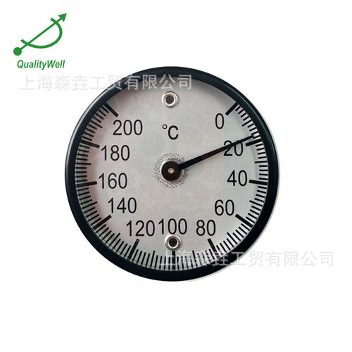 50mm模具温度计0-200摄氏度耐高温磁铁ST200DM-200