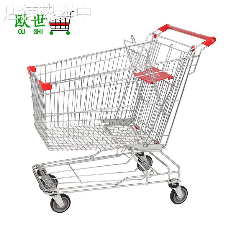 供应210L超市金属手推车 亚式购物手推车 ktv手拉车长期耐用 直销,商业/办公家具,购物车,淘宝优惠券,粉丝福利购,淘宝优惠卷