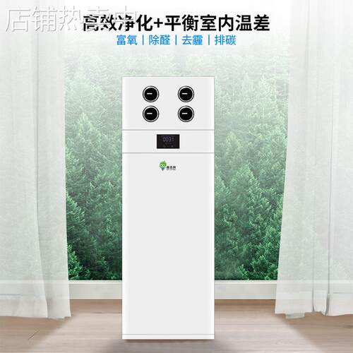 幼儿园落地式新风机智能手机控制485接口机房H13过滤新风机组空气