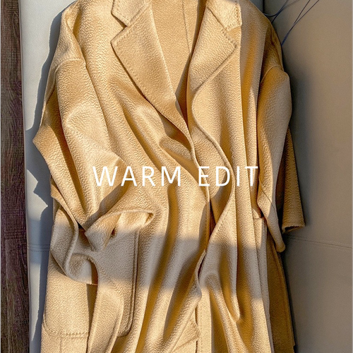 M家致敬经典双面羊绒浴袍大衣